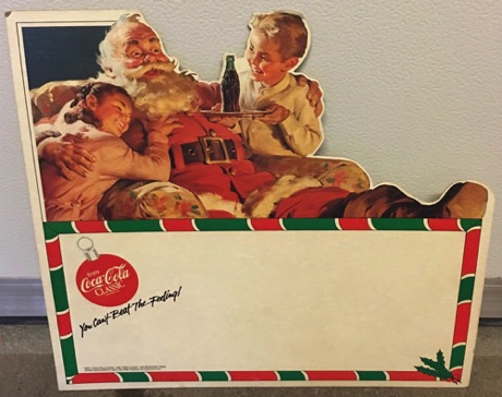 04693-1 € 12,50 coca cola karton kerstman met kinderen 40 x 40 cm.jpeg